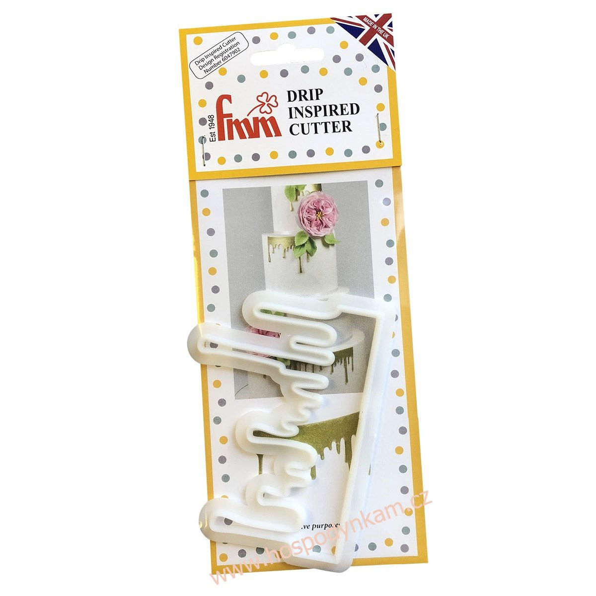 FMM Vykrajovač na marcipán Efekt stékající glazury