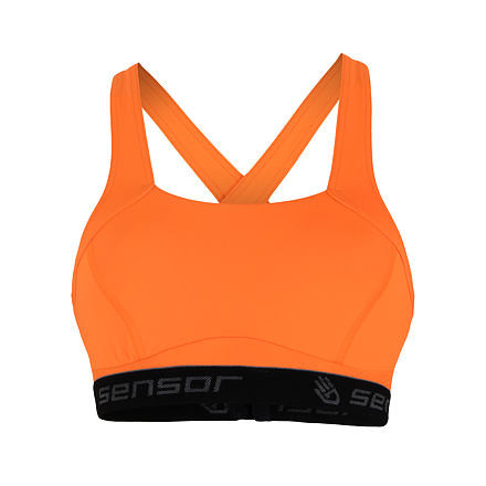 SENSOR STELLA COMPRESS podprsenka oranžová Velikost: S 8592837048802
