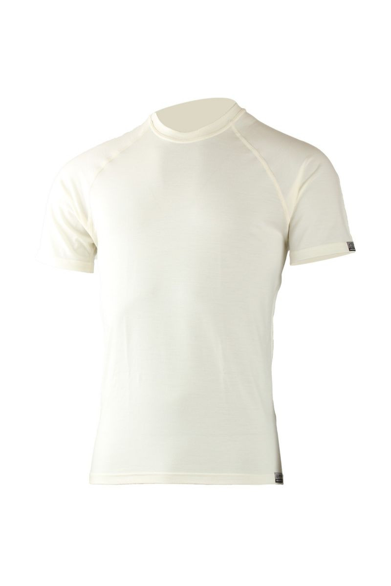 Lasting pánské merino triko QUIDO 0101 bílé Velikost: L