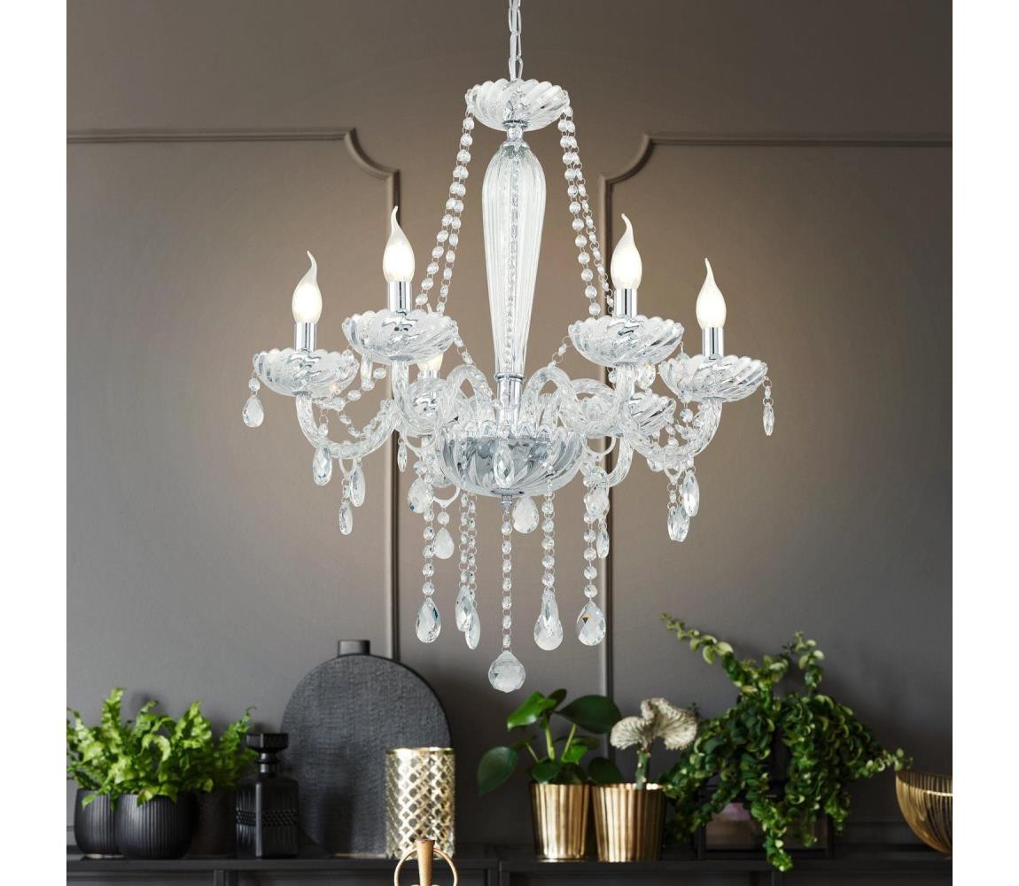 Eglo Eglo 39099 - Lustr BASILANO 1 6xE14/40W/230V