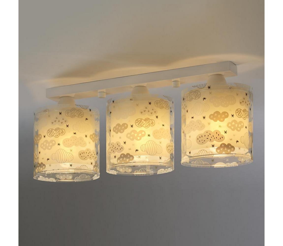 Dalber Dalber D-41413E - Dětské stropní svítidlo CLOUDS 3xE27/60W/230V