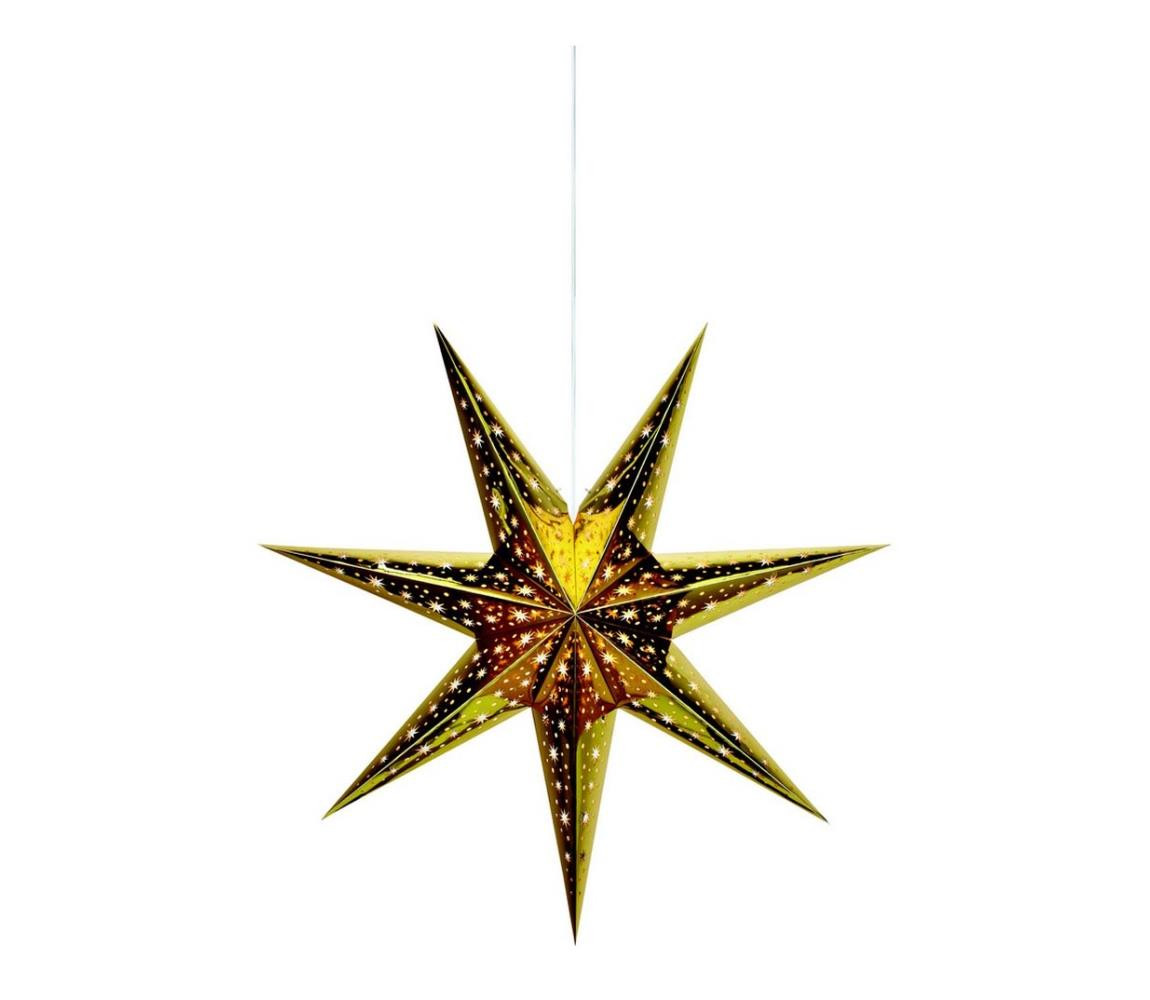 Markslöjd Markslöjd 703614 - Vánoční dekorace NANNA 1xE14/25W/230V zlatá 75 cm