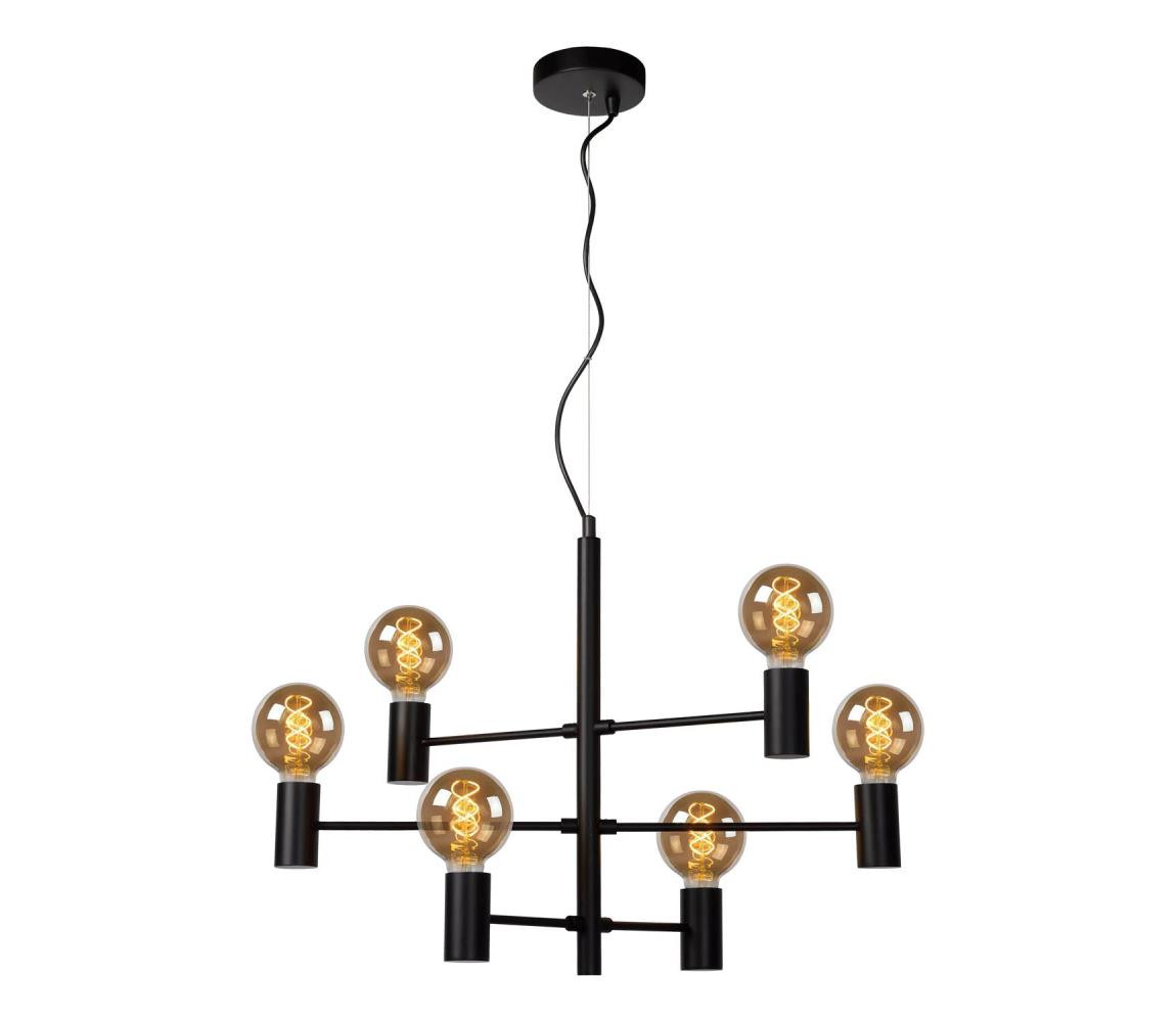 Lucide Lucide 21421/06/30 - Lustr na lanku LEANNE 6xE27/60W/230V