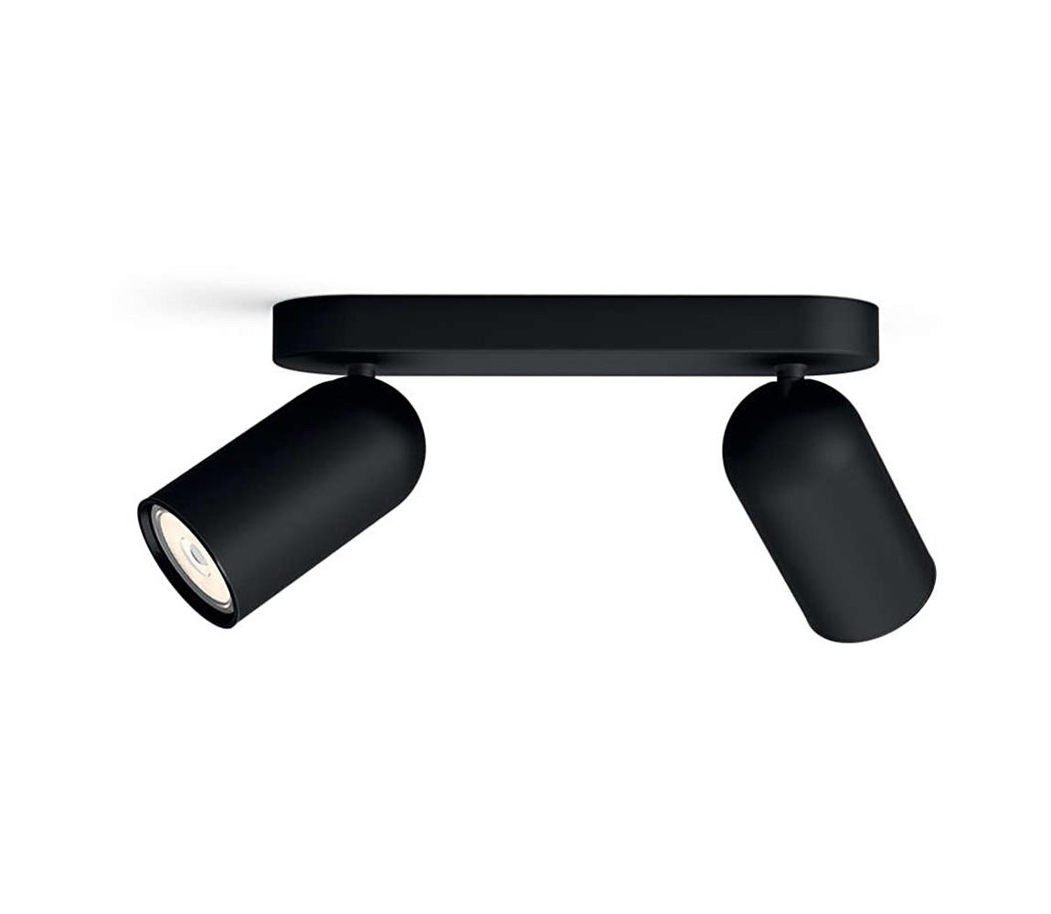 Philips Philips 50582/30/PN - Bodové svítidlo MYLIVING PONGEE 2xGU10/5,5W/230V