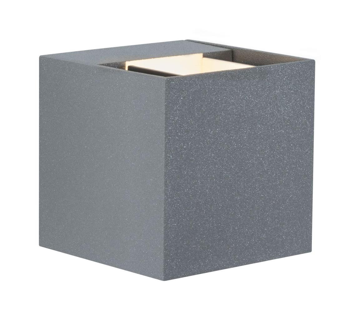 Paulmann Paulmann 18000 - 2xLED/3W IP65 Venkovní nástěnné svítidlo CYBO 230V šedá