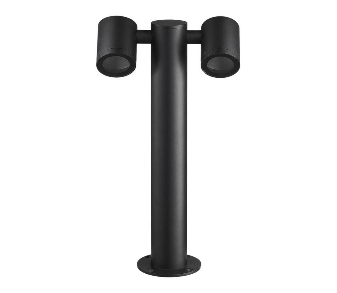 Venkovní lampa KETTO 2xGU10/60W/230V IP44 černá