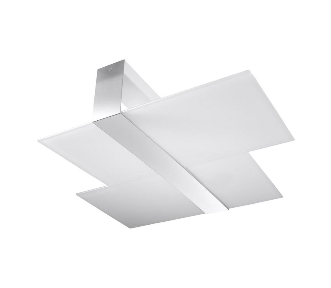 SL.0188 - Stropní svítidlo MASSIMO 2xE27/60W/230V bílá/chrom