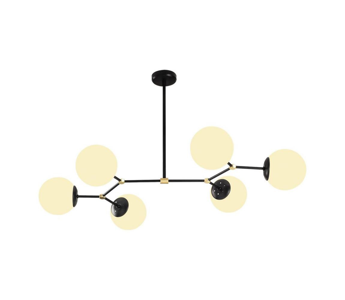 Lustr na tyči DAMAR 6xE27/40W/230V