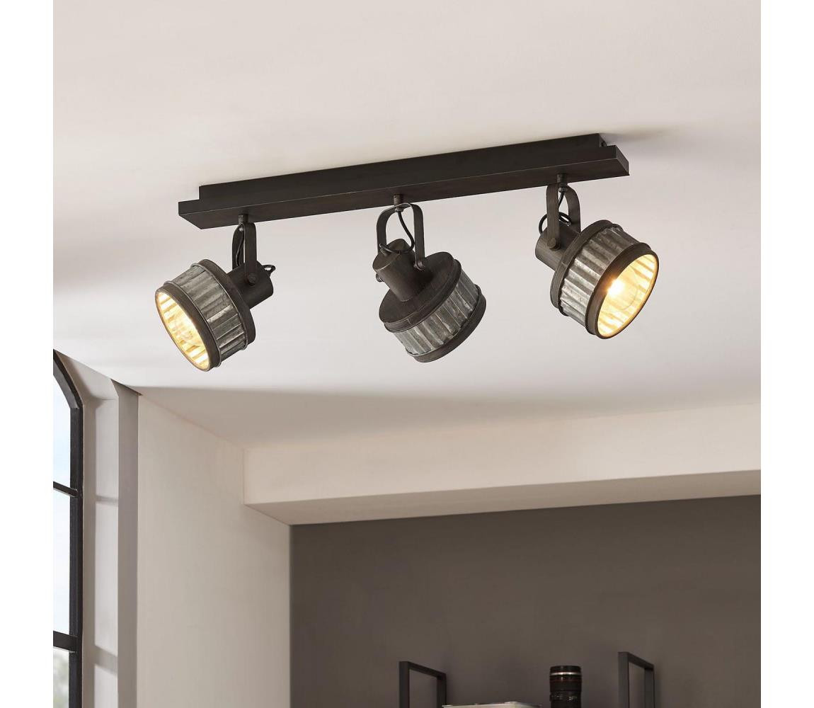 Eglo Eglo 43446 - Bodové svítidlo TURROCK 3xE27/28W/230V