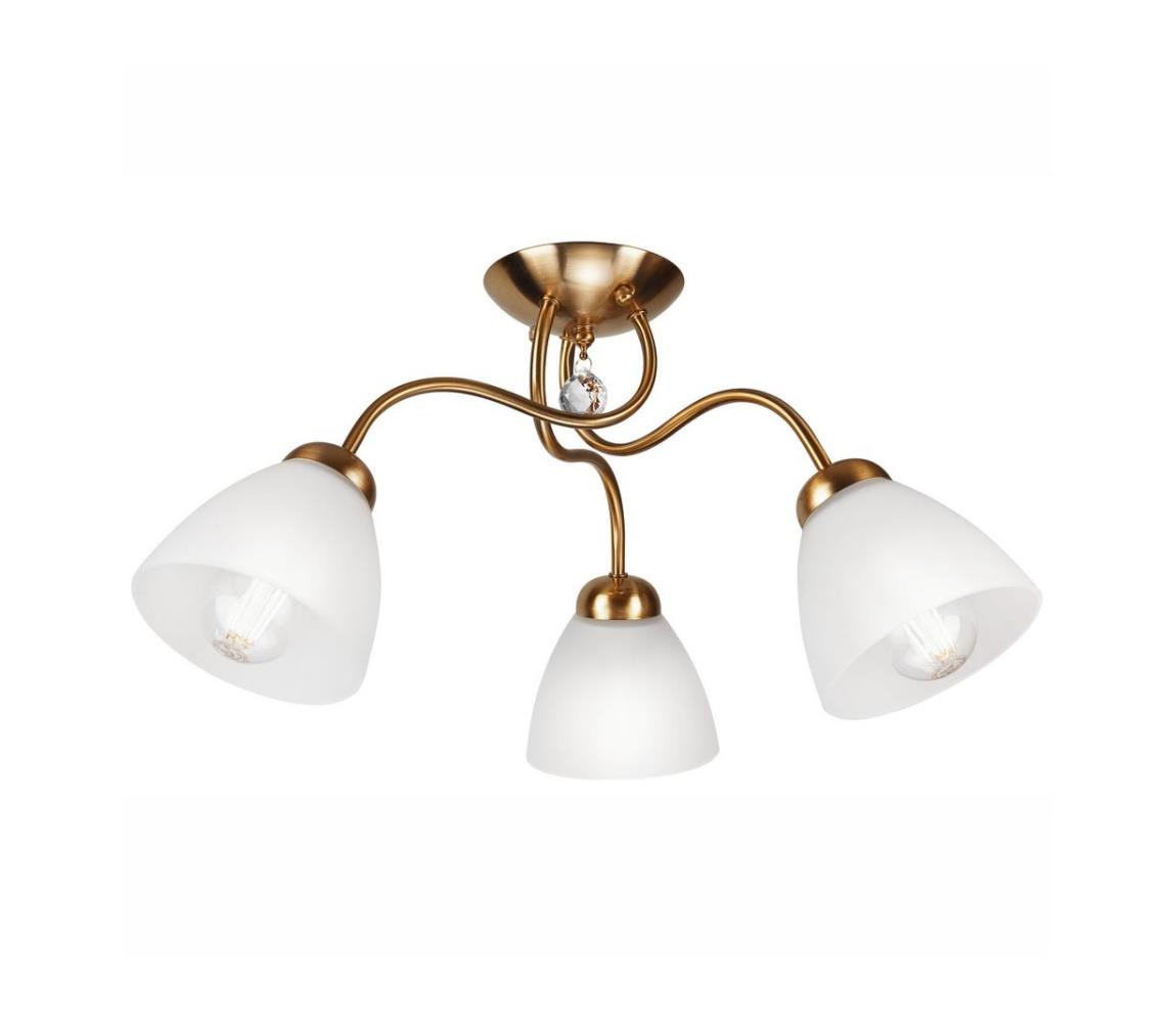 Přisazený lustr MIRANDA 3xE27/60W/230V zlatá
