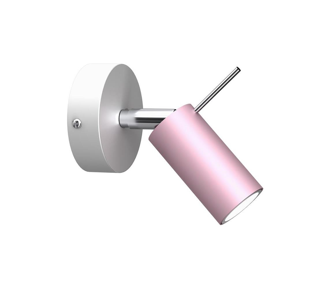 Nástěnné bodové svítidlo PRESTON 1xGU10/MR11/40W/230V růžová