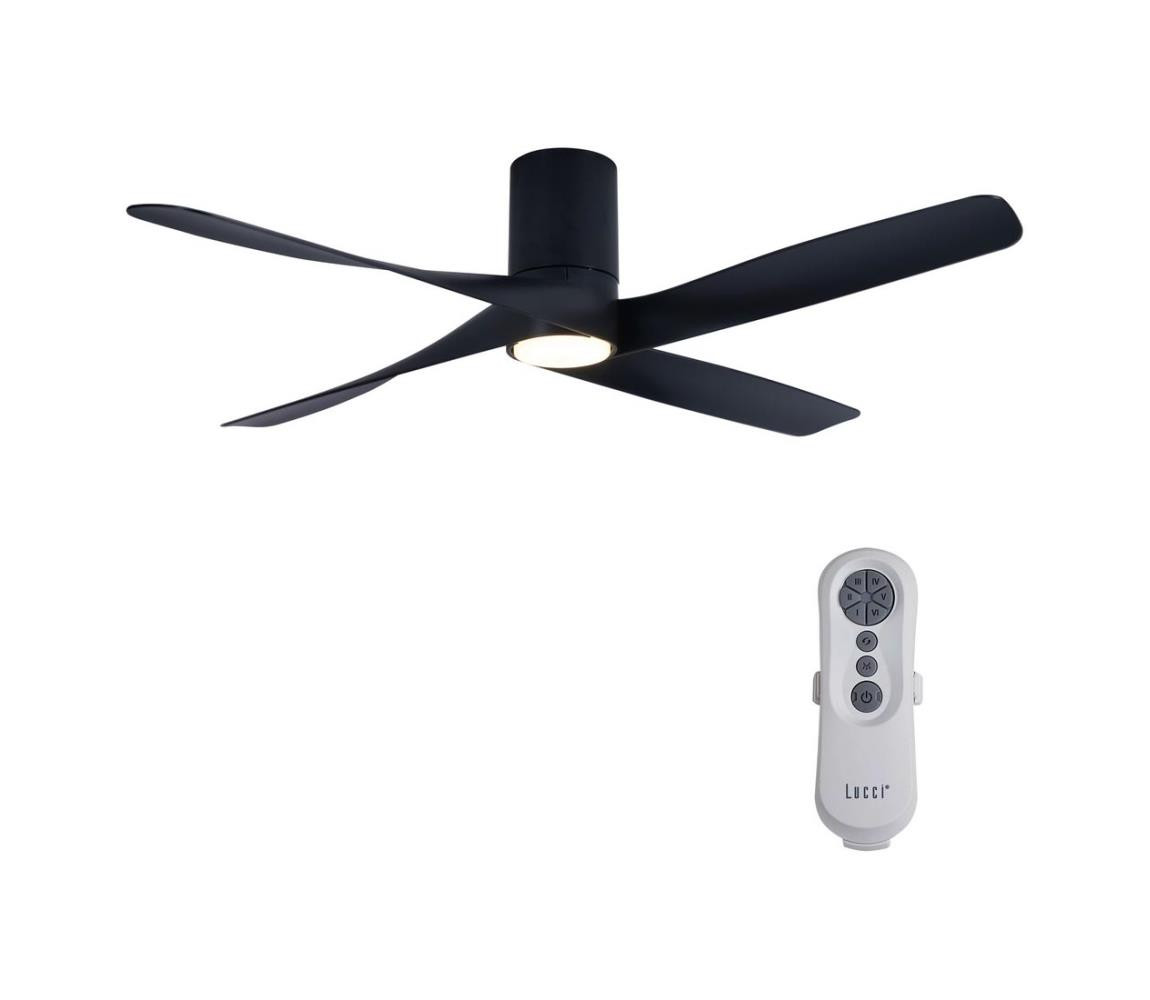 Lucci air Lucci air 213351 - LED Stmívatelný látor RIVIERA 1xGX53/12W/230V černá + DO