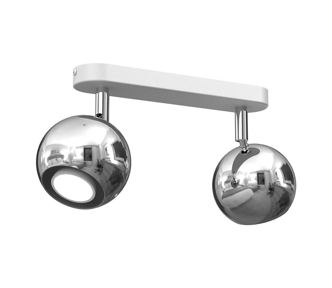 Bodové svítidlo COMET 2xGU10/8W/230V bílá/lesklý chrom
