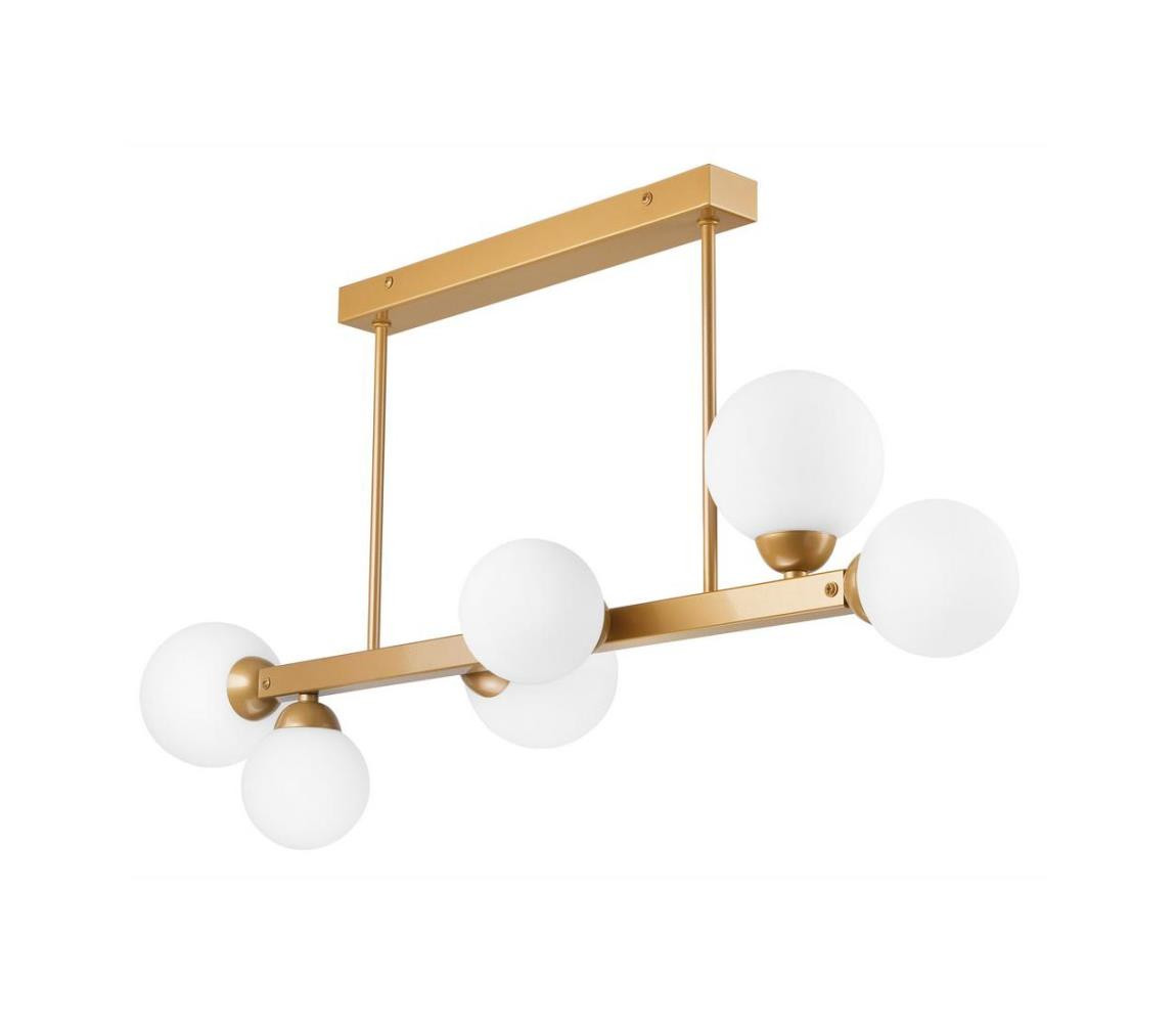 Lustr na tyči ASTRO 6xG9/5W/230V zlatá