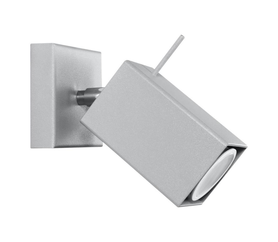 SL.0455 - Nástěnné bodové svítidlo MERIDA 1xGU10/40W/230V šedá