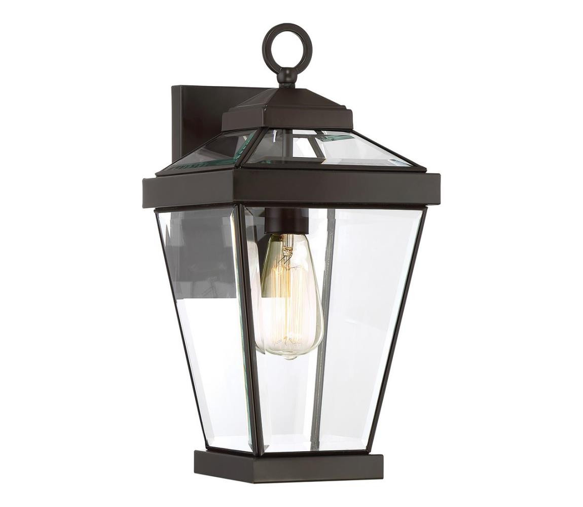 Elstead Quoizel QZ-RAVINE2-M-Venkovní nástěnné svítidlo RAVINE 1xE27/60W/230V IP44 hnědá