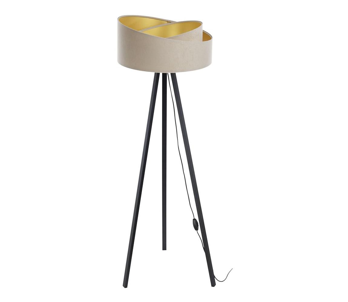 Stojací lampa GALAXY 1xE27/60W/230V béžová/wenge