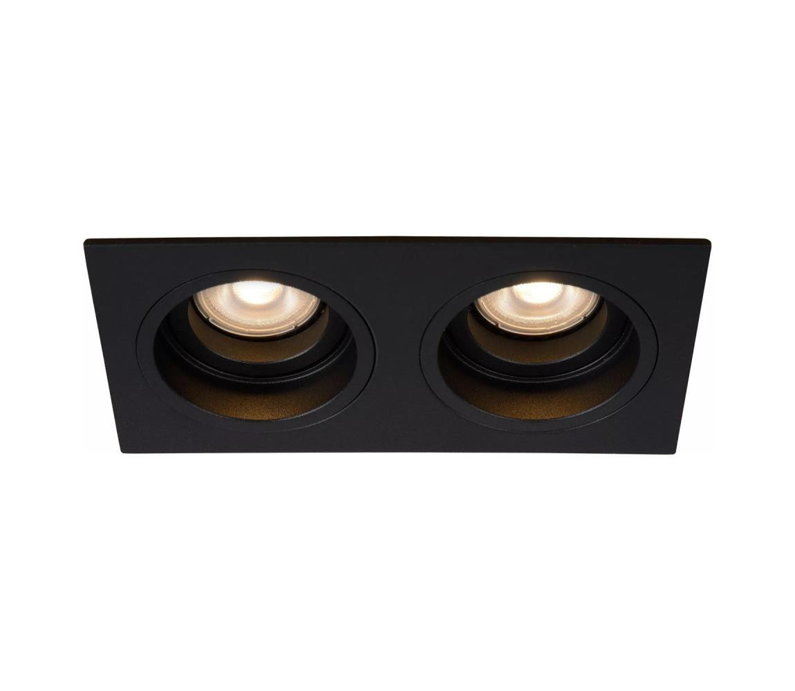 Lucide Lucide 22959/02/30 - Podhledové svítidlo EMBED 2xGU10/50W/230V černá
