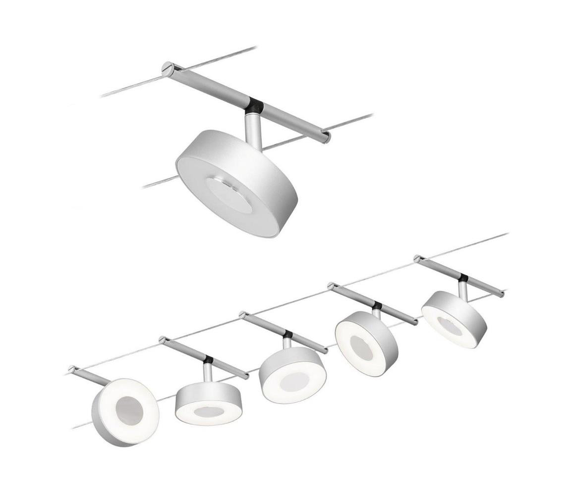 Paulmann Paulmann 94475 - SADA 5xLED/5W Bodové svítidlo CIRCLE 230V matný chrom