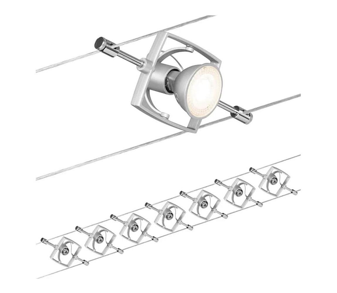 Paulmann Paulmann 94152 - SADA 7xGU5,3/10W Bodové svítidlo MAC 230V chrom