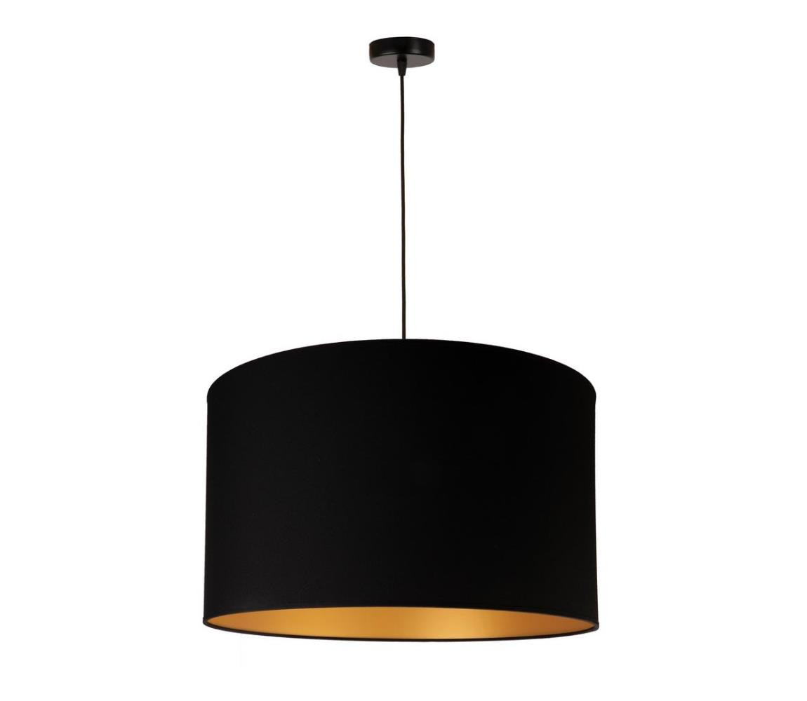 - Lustr na lanku ROLLER 1xE27/40W/230V pr. 45 cm černá