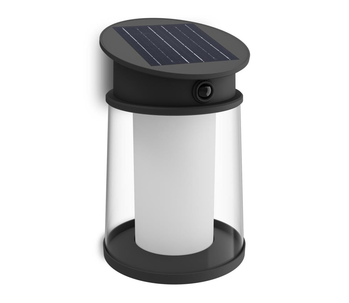 Philips Philips -LED Solární nástěnné svítidlo se senzorem JUDA LED/3,2W/3,7V 2700K IP44