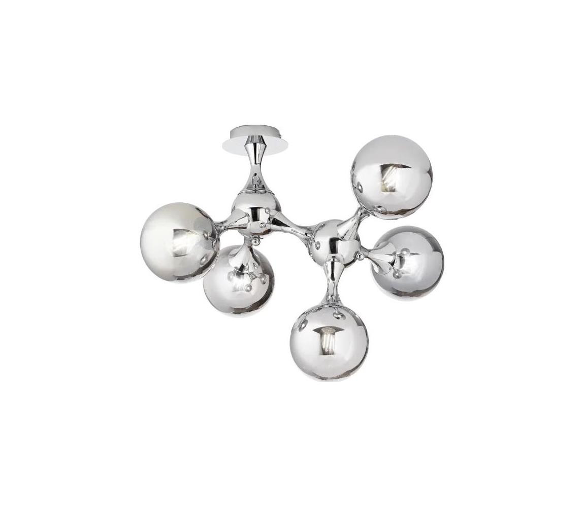 Ideal Lux Ideal Lux - Přisazený lustr NODI 5xE14/28W/230V lesklý chrom