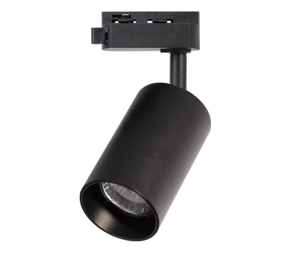 Bodové svítidlo do 1-fázového lištového systému PIPE 1xGU10/10W/230V černá