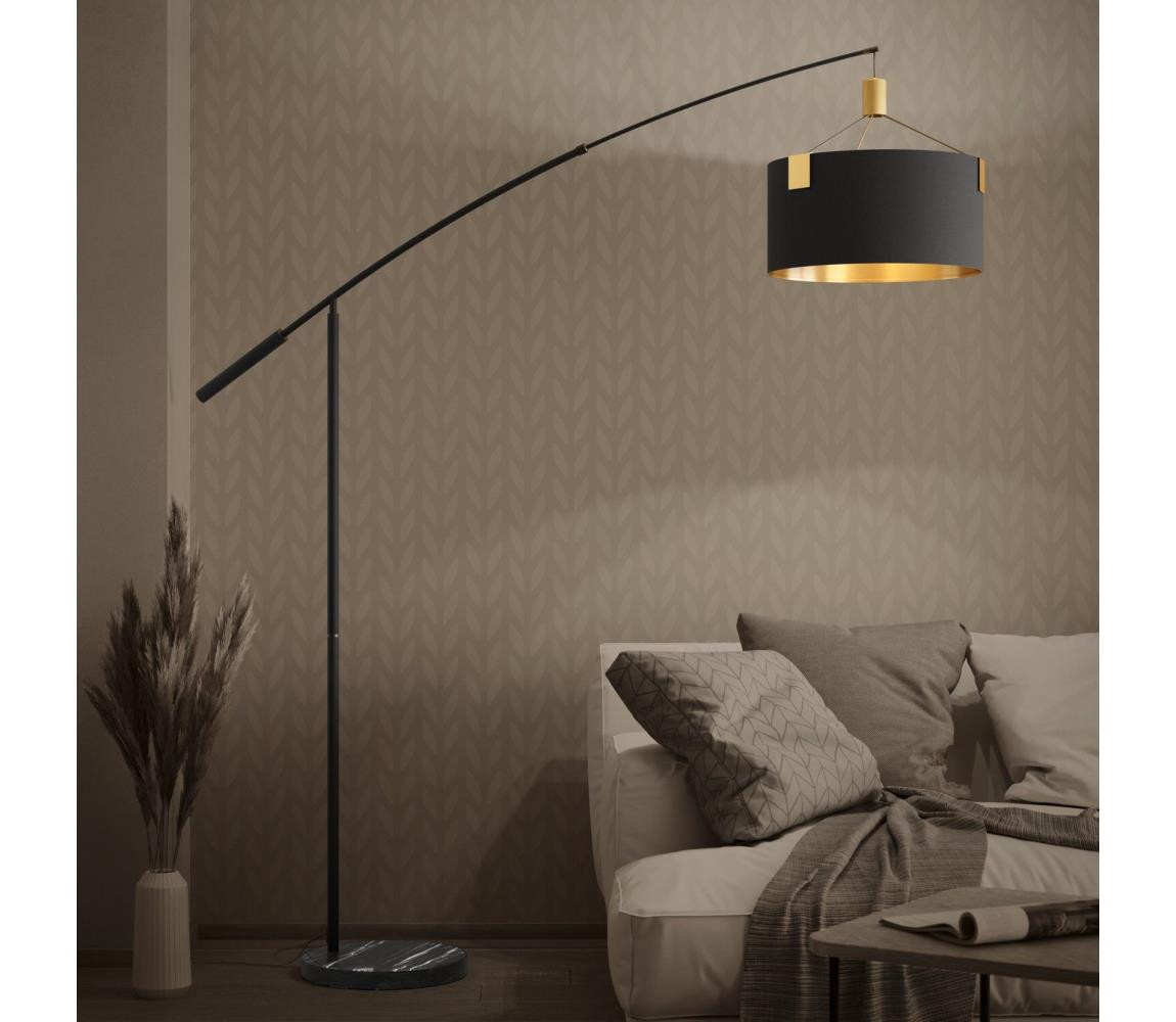 Eglo Eglo 39966 - Stojací lampa TORTOLA 3xE27/40W/230V černá/zlatá