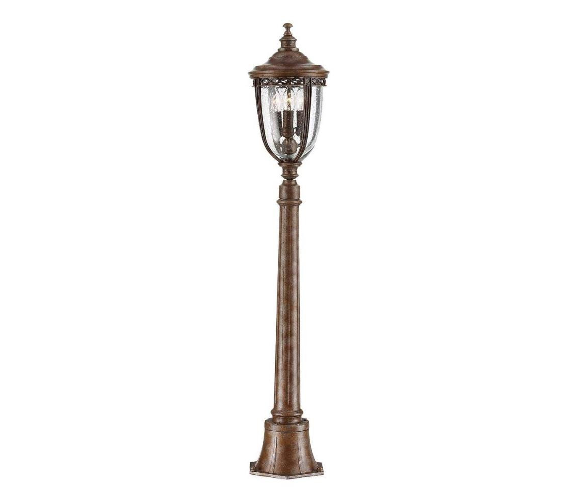 Elstead Feiss FE-EB4-M-BRB - Venkovní lampa ENGLISH BRIDLE 3xE14/60W/230V IP44
