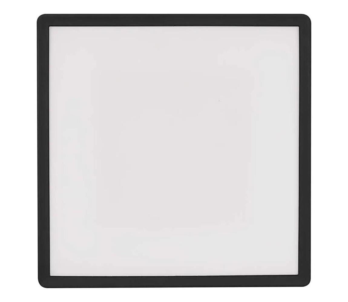 LED Stropní svítidlo FLORI LED/18W/230V 4000K černá 29x29 cm