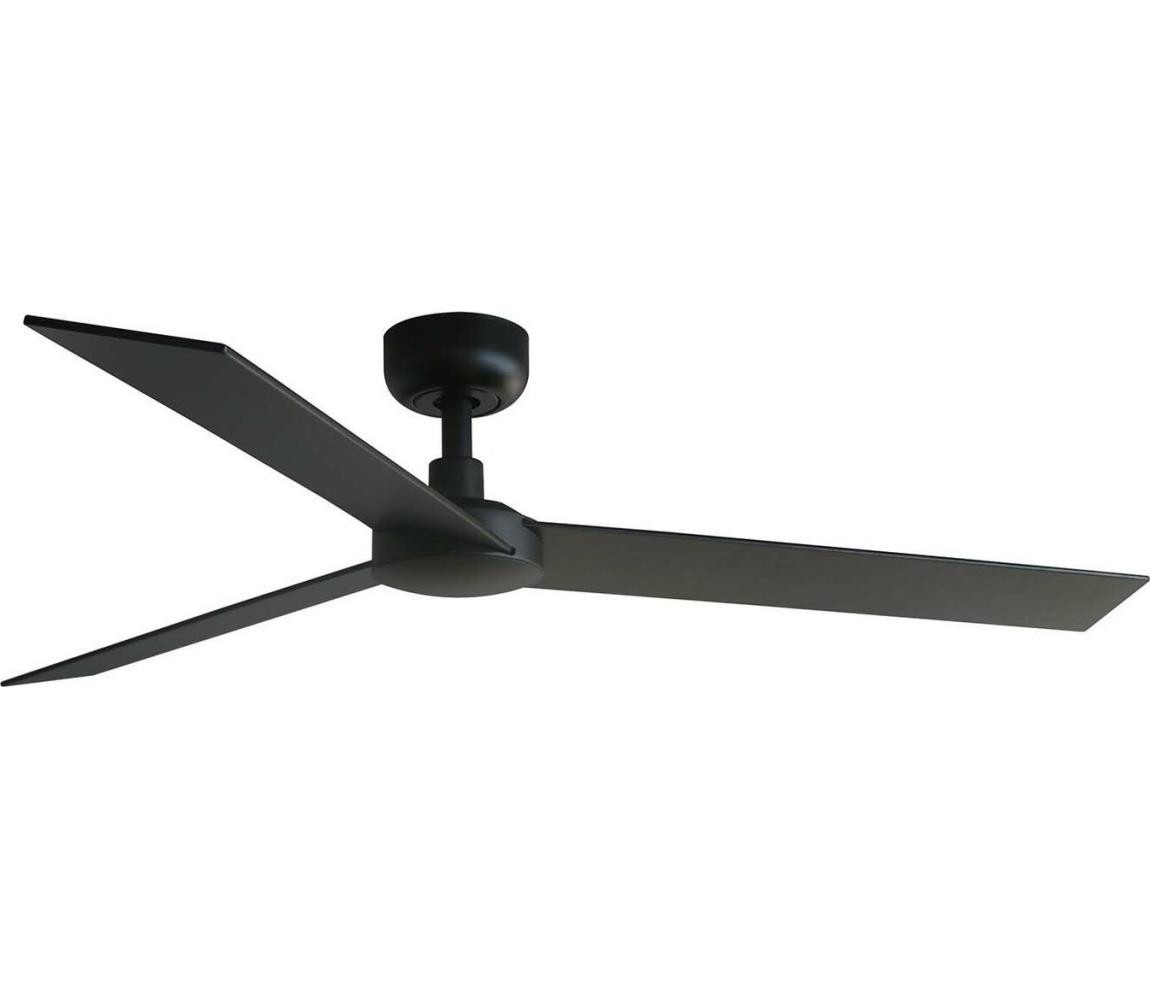 FARO Barcelona FARO 34298WT - Stropní látor RUDDER L černá/wenge pr. 132 cm WT + DO