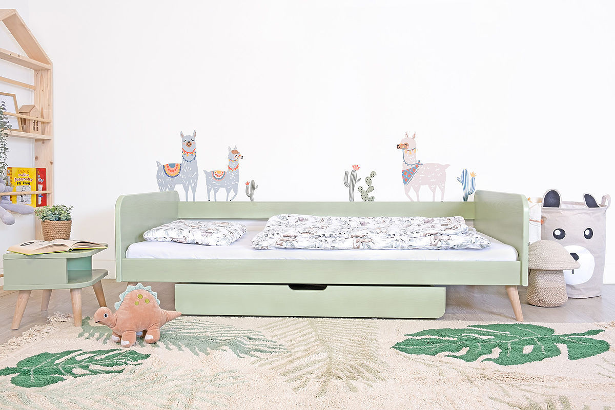 Ourbaby® NELL 2V1 OLIVE 140x70 cm mátová