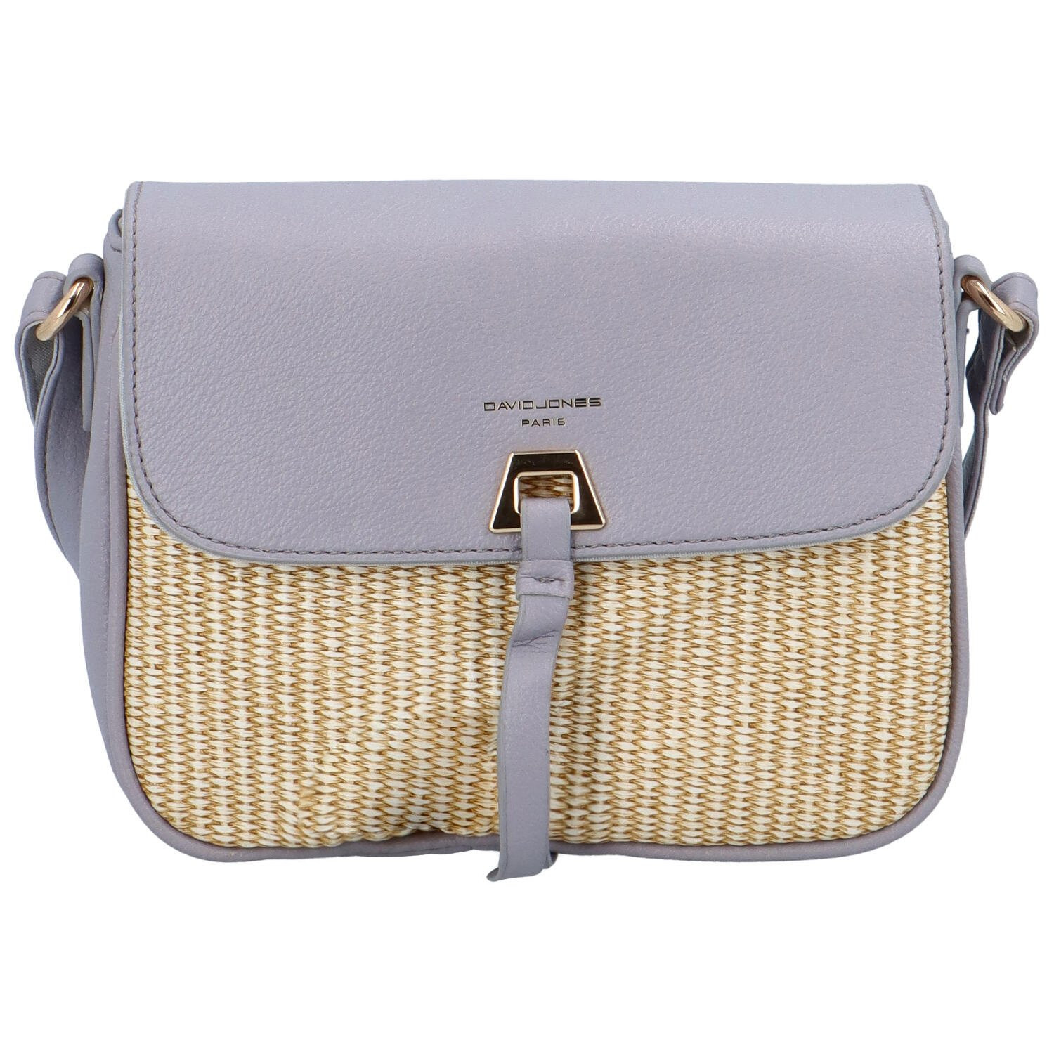 Dámská crossbody kabelka bledě fialová - David Jones Flou fialová
