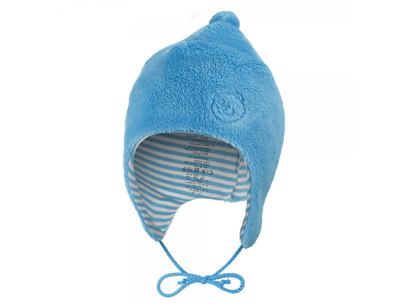 Little Angel Čepice MAZLÍK Outlast® vel.3(42-44cm) azurově modrá/pruh azurový