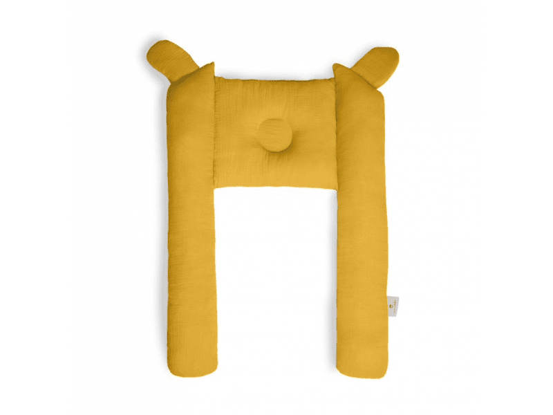 Maceshka Hnízdečko do korby mušelín žlutá