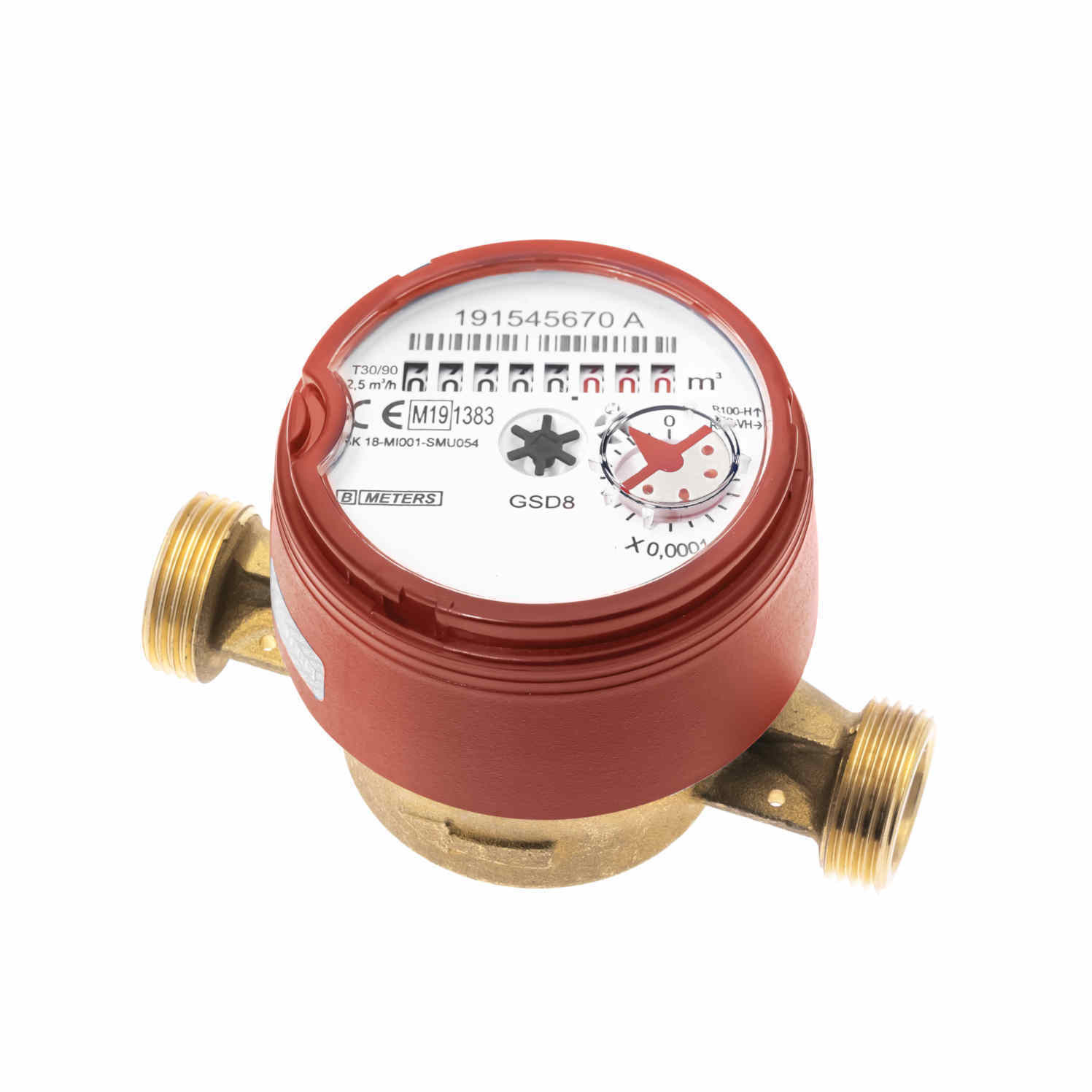 Eco produkty Vodoměr bytový suchoběžný indukční  1/2