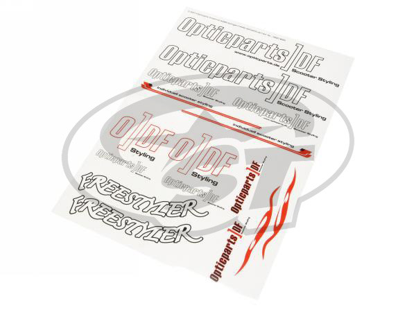 ODF-Opticparts DF Sada samolepek ODF Varianta: bílý ODF-621