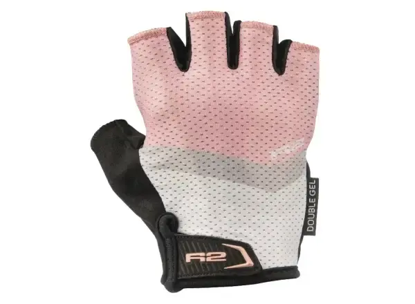 R2 Ombra 2.0 cyklistické rukavice růžová/bílá vel. S