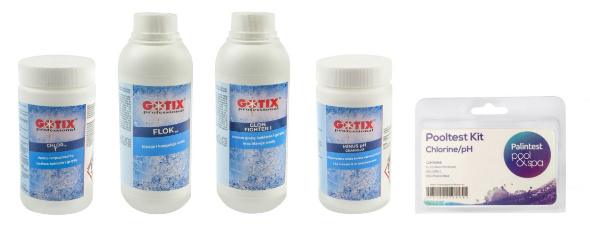 mamido Bazénová chemie sada 5v1