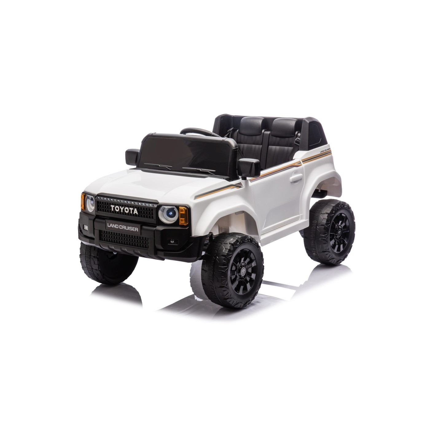 mamido Elektrické autíčko Toyota Land Cruiser PRADO bílé