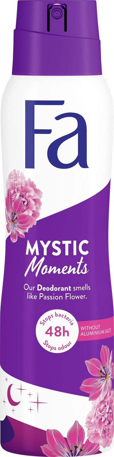 Deodorant Fa - ve spreji, Mystic moments, 150 ml