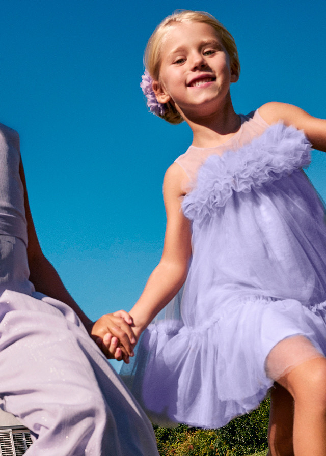 Abel & Lula dívčí tylové šaty 5051 Velikost: 116