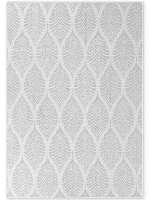 Oboustranný koberec Duet Liora bílý / šedý