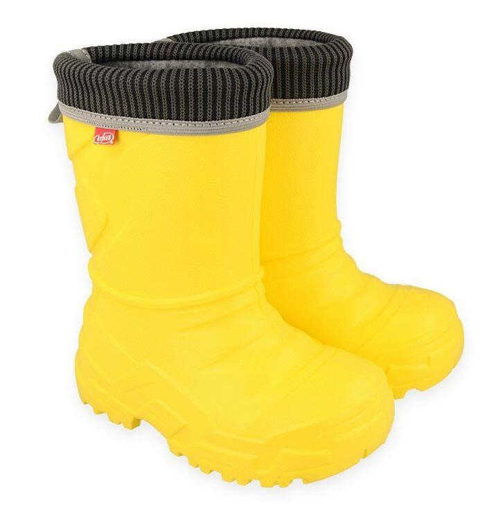 BEFADO 162X302 162Y302 zateplené holínky žluté 27 162X302_27