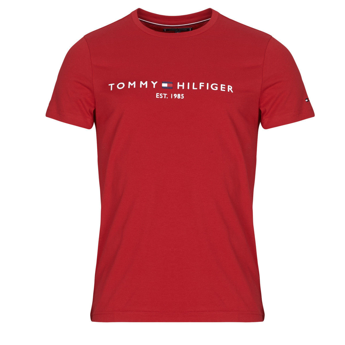 Tommy Hilfiger  TOMMY LOGO TEE  Červená