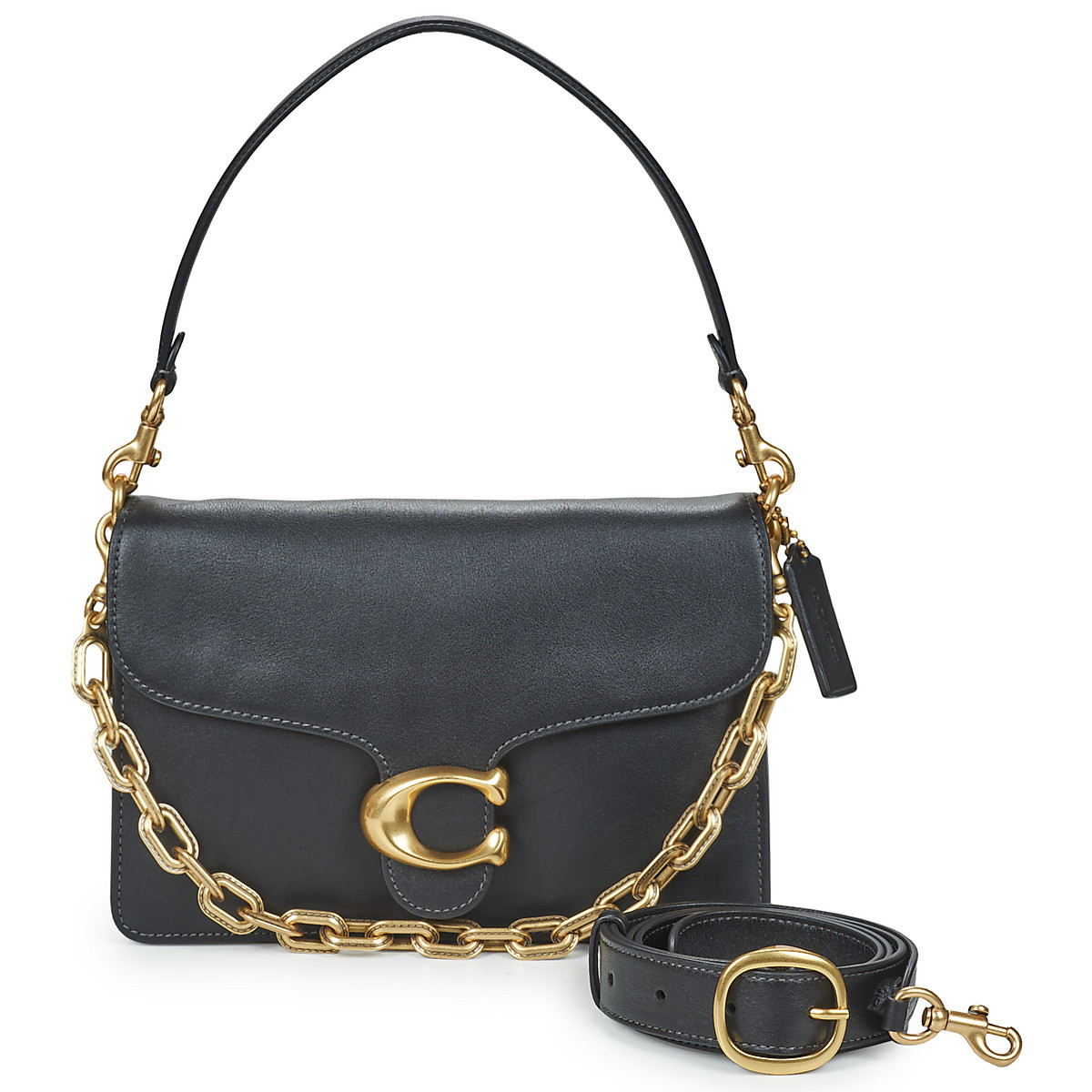 Coach  CHAIN TABBY SHOULDER BAG  Černá