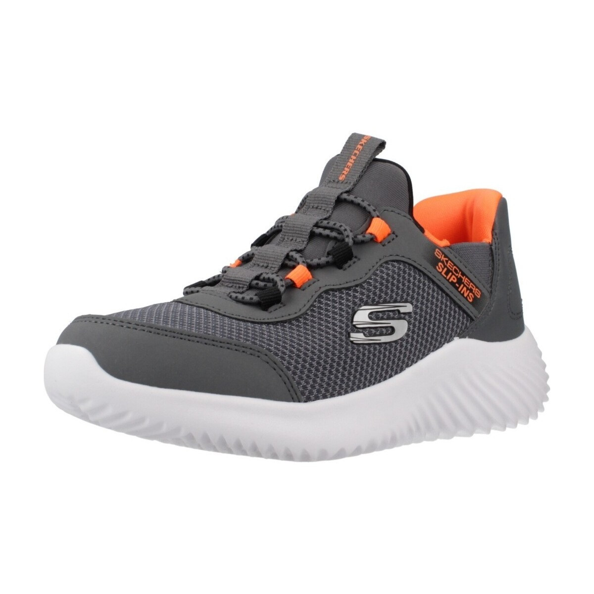 Skechers  BOUNDER - BRISK-BURS SLIP-INS  Šedá