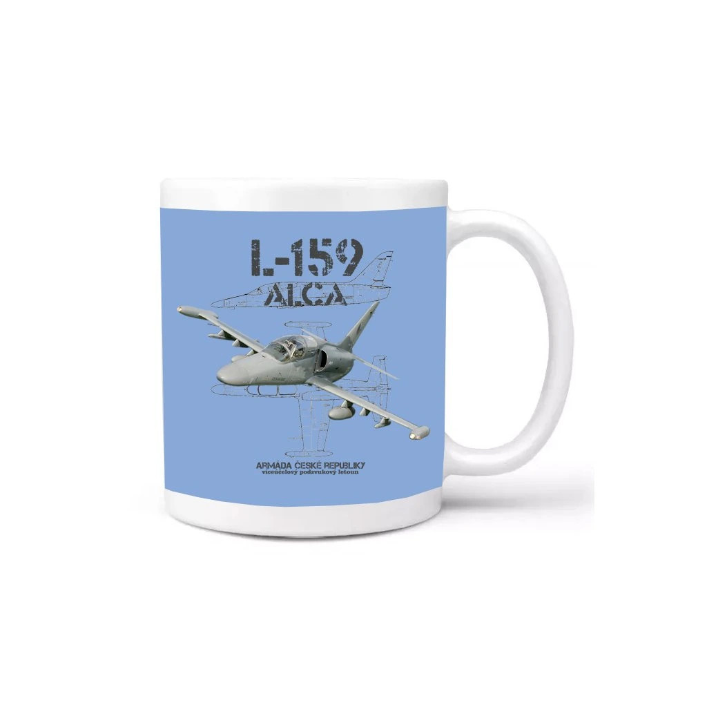 Hrnek Striker L-159 Alca - modrý-bílý