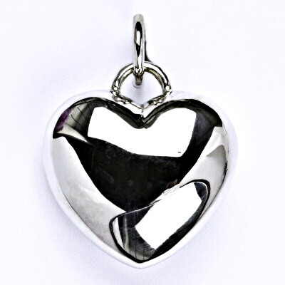 Stříbrný přívěšek, srdíčko, přívěšek ze stříbra, 15,72 g